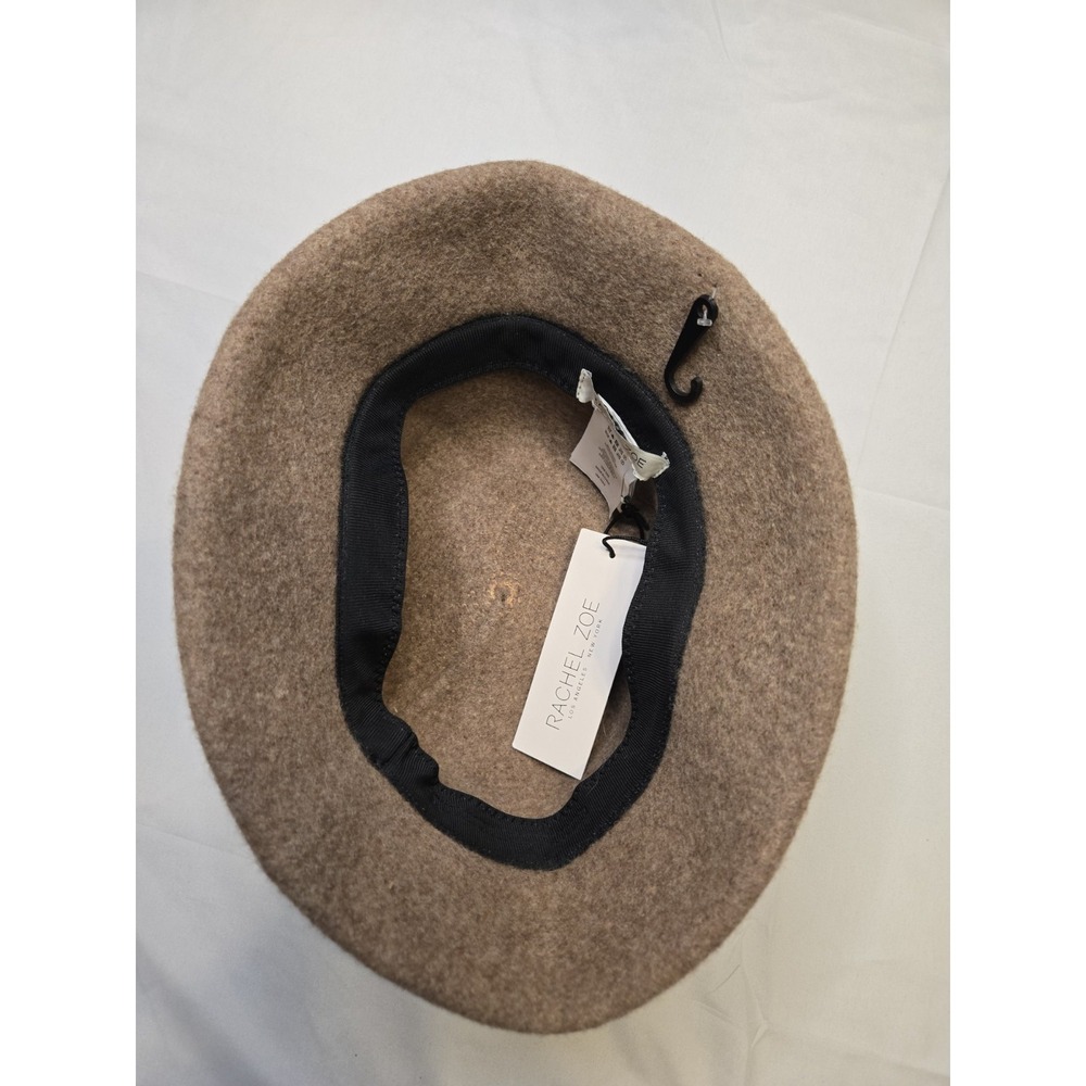 NWT Rachel Zoe Wool Blend Bucket Hat Women's Brown Classic Fashion Warm Chic - Picture 3 of 5